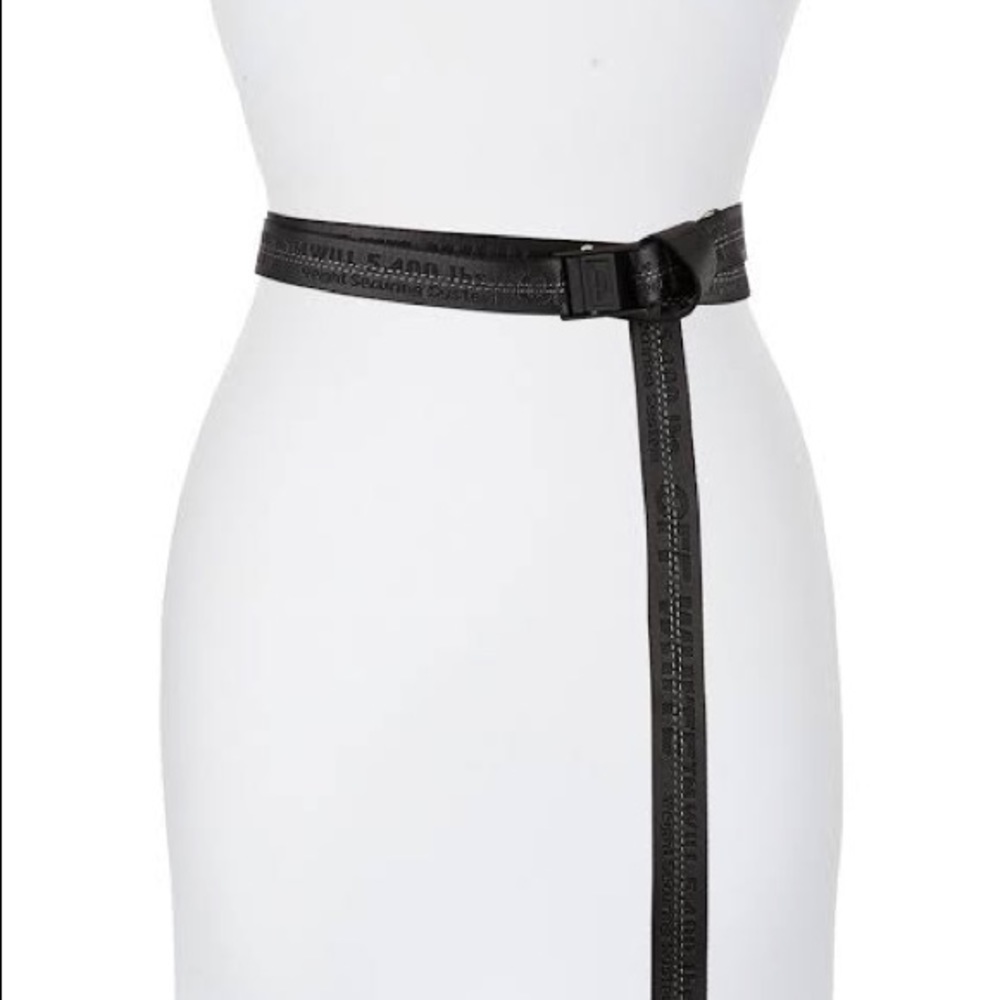 Off-White Mini Black Industrial Belt O/S